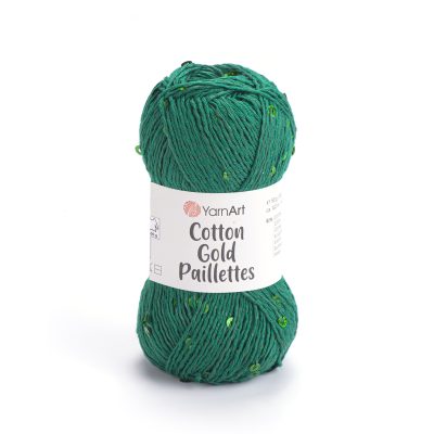Cotton Gold Paillettes